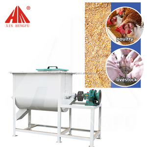 1 ton per batch horizontal double shaft <b>feed</b> mixing <b>machine</b> for animal powder <b>feed</b> <b>processing</b> - Product Image 6