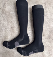 Chaussettes d'équitation respirantes et durables en tricot Coolmax pour adultes unisexes - Chaussettes de sport longues