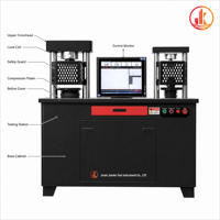 Máquina Automática de Prueba de Compresión para Concreto YAW-300D, Probador de Resistencia a la Flexión de Cemento y Mortero, 300kN, Clase 0.5