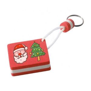 2024 Hot Sales <b>Customized</b> Cheap Festive Event Promotional Gifts EVA Foam Floating Christmas <b>Keychain</b> - Product Image 6