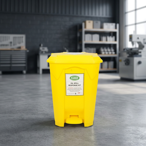 Kit de Derrames de Aceite SABER para el Lugar de Trabajo, 60 Litros, Modelo SO60-SK/PB con Contenedor de Pedal para Acceso Rápido en Áreas de Producción - Product Image 3