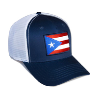 Gorra Trucker Richardson 112 Personalizada, Diseñada en Fábrica, Bordada con Banderas de Estados Unidos, Canadá, México y Cuba