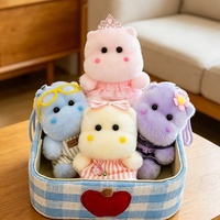 Vente en gros d'usine OEM ODM, peluche réaliste de haute qualité, pendentif hippopotame coloré, jouet en peluche pour enfants, cadeau d'anniversaire