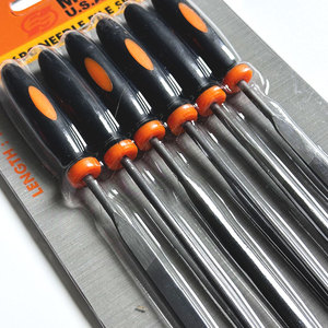 Kit <span class=keywords><strong>de</strong></span> 6 limes à aiguilles <span class=keywords><strong>de</strong></span> qualité industrielle pour l'entretien des tronçonneuses, le nettoyage des chaînes <span class=keywords><strong>de</strong></span> scie et des guides <span class=keywords><strong>de</strong></span> coupe, outils manuels <span class=keywords><strong>de</strong></span> sylviculture - Product Image 3