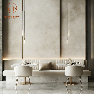Set di Tavoli e Sedie in Marmo per Caffetteria e Ristorante, Divano e Panche per Ristorante - Product Image 1
