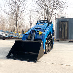 Вилочный погрузчик-боковой погрузчик V1000 с дизельным двигателем Kubota, мини-погрузчик с ковшом, грейфером, дистанционным управлением, цена - Product Image 1