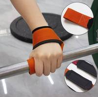 Heavy Duty Fitness acolchado levantamiento de pesas correa de muñeca logotipo personalizado colorido Pull up ejercicio levantamiento gimnasio entrenamiento correas