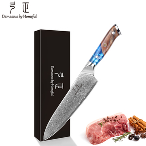 Số lượng lớn đơn đặt hàng mô hình laser đa chức năng siêu sắc nét Nhật Bản Damascus Nhật Bản nhà bếp gọt đầu bếp <span class=keywords><strong>Knife</strong></span> <span class=keywords><strong>Set</strong></span> với nhựa xử lý - Product Image 6