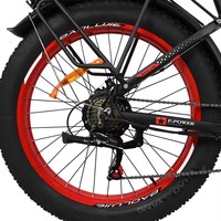 Bicicleta Eléctrica WindChaser 48V13Ah1500W Fatboy Scrambler, 7 Velocidades, Frenos de Disco, Motor sin Escobillas, Batería de Litio, Pantalla Impermeable