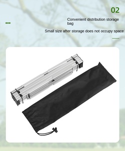 कस्टम एल्यूमीनियम मिश्र धातु तह टेबल हल्के पोर्टेबल मिनी टेबल आउटडोर फोल्डेबल स्टेनलेस स्टील रसोई भोजन होटल के लिए - Product Image 6