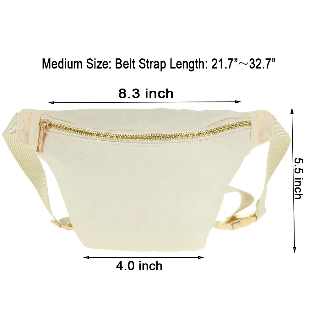 Stock Small Fanny Packs for Women Mini Waist Belt Bag for Teens