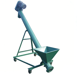 Nouvelle machine de transport à vis horizontale pour le transport de poudres, granulés et matériaux en vrac, acier au carbone industriel, capacité de 1 à 5 t/h - Product Image 3