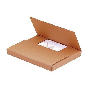 <span class=keywords><strong>Deluxe</strong></span> Kraft Easy Fold Corrugado Mailer Box Libro Catálogo Foto Económico Kraft Bookfolds Carpeta de una pieza - Product Image 1