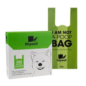Durable Lavender Scented <b>Compostable</b> Biodegradable Dog Poop <b>Bag</b> with Handles - Product Image 5