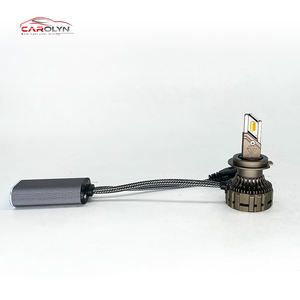 อะไหล่รถยนต์ H4 H7 H11 หลอดไฟหน้าแบบสามสี 3 สี ไฟหน้า LED สีเหลือง ไฟหน้า LED สี 4000k 6000k หลอดไฟ<span class=keywords><strong>สาม</strong></span>สีสำหรับไฟรถยนต์ 50W - Product Image 4