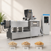 Productielijn voor hoogvochtig vleesalternatief (HMMA) met extruder, klaar voor verwerking, machine voor hoogvochtig getextureerd eiwit