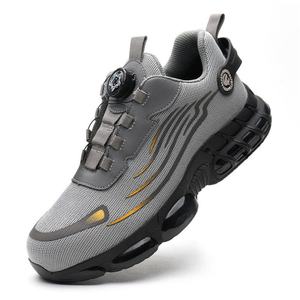 Botas de Trabajo Industriales para Hombre, con Punta de Acero Anti-Impactos, Transpirables, Venta Directa de Fábrica, Calzado de Seguridad Automático - Product Image 4