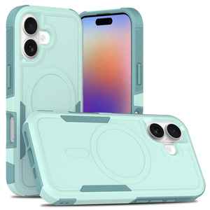 Coque de téléphone Apple 17Air magnétique pour iPhone 16 Pro Max, <span class=keywords><strong>protection</strong></span> antichoc à quatre coins - Product Image 1