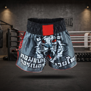 Shorts de boxe Flyingkick Enterprises pour femmes, hommes et enfants, respirants, en satin, séchage rapide, pantalons d'entraînement de kickboxing, équipement d'arts martiaux MMA - Product Image 2