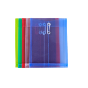 Sobres de Plástico Transparente Reutilizables con Logotipo Personalizado al por Mayor, Sobres de Polipropileno Autosellables Impermeables para Comercio Electrónico - Product Image 1