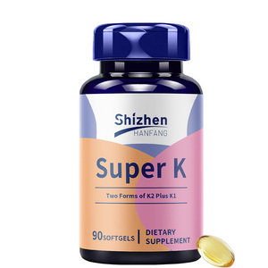 Suplemento de Vitamina K Súper Popular en Venta |   90 Cápsulas Blandas con Dos Formas de K2 (MK-7 + MK-4) y K1 para la Salud Ósea y Cardíaca - Product Image 1