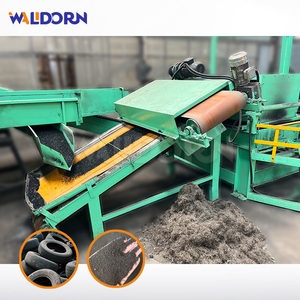 Machine de broyage de pneus usagés à moteur haute vitesse, faible bruit et haute performance, équipement de recyclage de pneus 200kg/h-3000kg/h - Product Image 1
