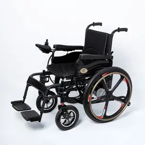 Medical Supplies Power Wheel Chair Magnalium Big Rear Wheels Folding Electric WheelChair
