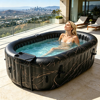 Couverture de chauffe-eau pour spa gonflable, baignoire portable en PVC pour jardin, fête en plein air et relaxation