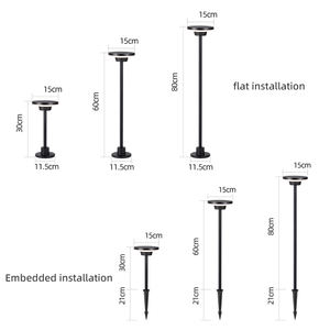 مصباح حديقة LED عصري من الألومنيوم عالي الجودة، مقاوم للماء بتصنيف IP65 ومعتمد من CE، مناسب للحدائق والساحات - Product Image 5