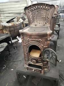 Fabriek Directe Verkoop Houtkachel Klassiek Ontwerp Kooktop Gietijzeren Houtkachel Te Koop - Product Image 3