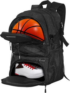 Mochila de Baloncesto, Bolsa Deportiva Grande con Compartimento Separado para Balón y Zapatos, Ideal para Baloncesto, Fútbol, <span class=keywords><strong>Voleibol</strong></span> y Gimnasio - Product Image 4