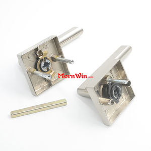 कनाडा दरवाज़े के हैंडल लीवर ताला के साथ वर्ग गुलाब पुश बटन आपातकालीन निकास गोपनीयता लीवर ताला - Product Image 3