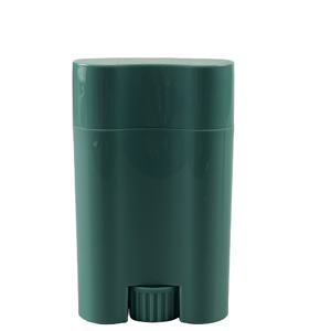 ODM Fournisseur ODM Usine OEM Contenant vide pour stick déodorant en plastique PP, 50ml 75ml, couleur personnalisée, vert, nouveau design, forme ondulée, Vente en gros/Fabrication - Product Image 2
