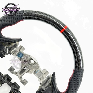 Volant de voiture en fibre de carbone à succès pour Renault Megane <span class=keywords><strong>3</strong></span> 3RS Clio4 Rs - Product Image 3