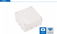 Boîtier électronique SAIPWELL 150X150X70MM IP55 ABS monophasé 220VAC pour câbles, boîtier de projet électronique, certifié CE ROHS -40°C à +80°C