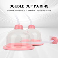 Un dispositif d'augmentation mammaire en silicone à double coupelle et un masseur mammaire pour l'agrandissement des seins, un appareil de beauté.