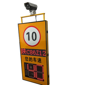 مصنع الصين أدى الشمسية للرادار علامة الحد الأقصى للسرعة إشارات المرور الألومنيوم 1-كم/ساعة سلامة الطريق - Product Image 2