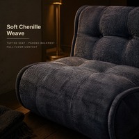 Chaise longue ergonomique en forme de S, pliable, compressée sous vide, pour yoga, méditation, salon