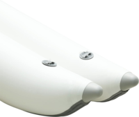 Vente en gros de pontons gonflables vélo tube flottant bateau banane bouées flottantes blanches