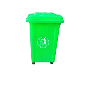 Contenedor de Basura de Plástico para Exteriores, 240L, Rectangular, con Tapa Abatible, de Accionamiento con el Pie, para Uso Médico y Sanitario - Product Image 4