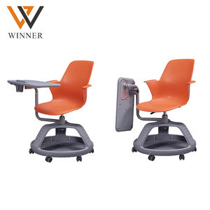 Conjunto de Silla y <span class=keywords><strong>Escritorio</strong></span> Universitario Moderno y Duradero Personalizado con Ruedas, Altura Ajustable y Tablero de Escritura para Aula, Asientos Flexibles - Product Image 1