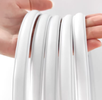 Tira de neón LED flexible recubierta de silicona de 8×13 mm, CC24V, clasificación IP65, 50000 horas de duración, iluminación regulable de 2700K-6000K