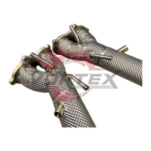 Vortex 304 Stainless Steel Long Tube Headers for Porsche 718 GT4 4.0L Flat-6 2020-2025 With Heat Shield Equal Length Design - Product Image 2