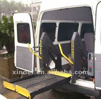 Lève-personne électrique hydraulique à double bras pour fauteuil roulant, pour portière arrière de voiture ou fourgonnette, capacité 300 kg, pour personnes à mobilité réduite