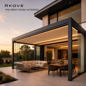 Pérgola para Terraza de Sala de Estar Residencial, para Interiores y Exteriores, Pérgola de Lujo para Terraza de Casa - Product Image 1
