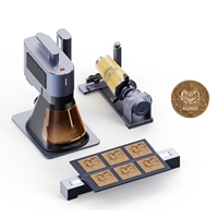 Machine de marquage laser métallique LaserPecker LP5 Deluxe Dual 20w, mise au point automatique, machine de gravure laser 3D pour bijoux DIY, gobelets, mugs