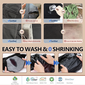 Ropa interior menstrual a prueba <span class=keywords><strong>de</strong></span> fugas <span class=keywords><strong>de</strong></span> algodón orgánico superabsorbente lavable sostenible - Product Image 5