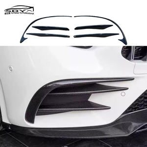 Canard paraurti anteriore <span class=keywords><strong>C257</strong></span> <span class=keywords><strong>CLS</strong></span> con bocchette fendinebbia in fibra di carbonio per Mercedes Benz <span class=keywords><strong>C257</strong></span> <span class=keywords><strong>CLS</strong></span> Class - Product Image 2