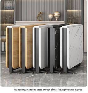 Mesa de <span class=keywords><strong>Comedor</strong></span> Plegable para el Hogar al por Mayor, Mesa Plegable para Escuela, Muebles Comerciales Modernos de Madera que Ahorran Espacio con Freno - Product Image 5