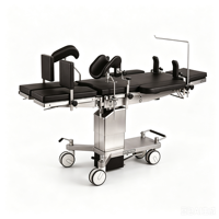 Table d'opération manuelle multifonctionnelle hydraulique pliable pour gynécologie, accouchement et neurochirurgie